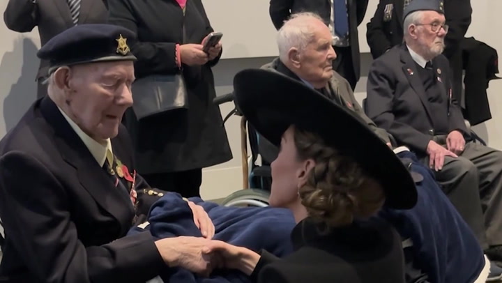 Video: Kate’s heartwarming words to 100-year-old veteran | Lifestyle