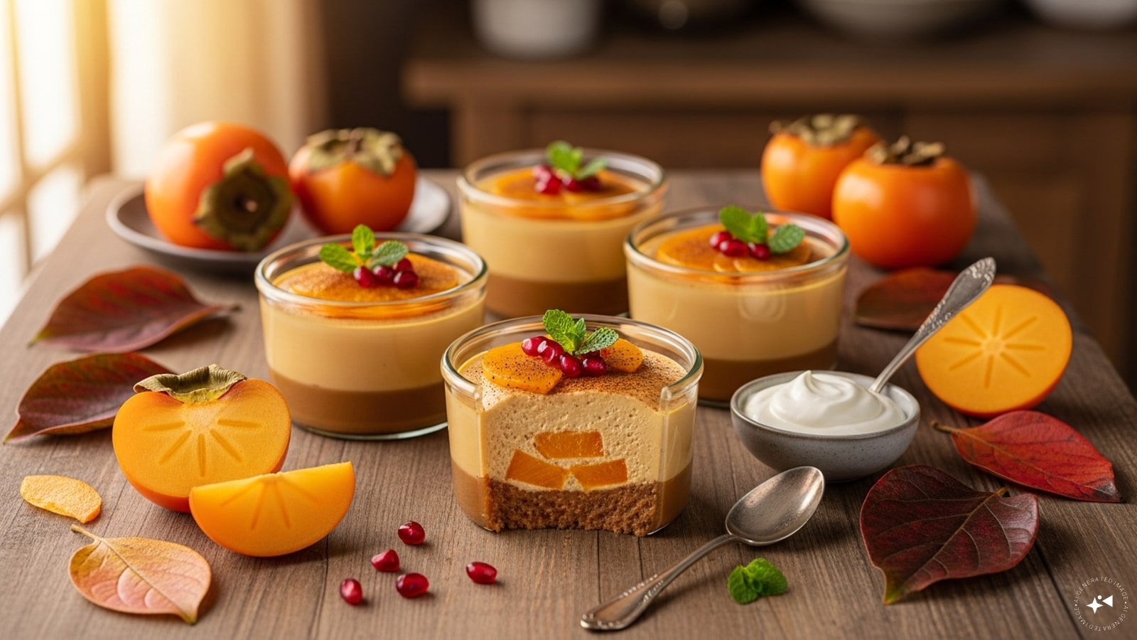 Persimmons are naturally sweet, which means you don’t need added sugar. Their soft flesh blends into a creamy consistency, making them perfect for puddings, smoothies, or even ice creams. Rich in fiber, antioxidants, and vitamins A and C, persimmons are not just tasty but also nourishing, ideal for a guilt-free dessert. Persimmons are naturally sweet, which means you don’t need added sugar. Their soft flesh blends into a creamy consistency, making them perfect for puddings, smoothies, or even ice creams. Rich in fiber, antioxidants, and vitamins A and C, persimmons are not just tasty but also nourishing, ideal for a guilt-free dessert.