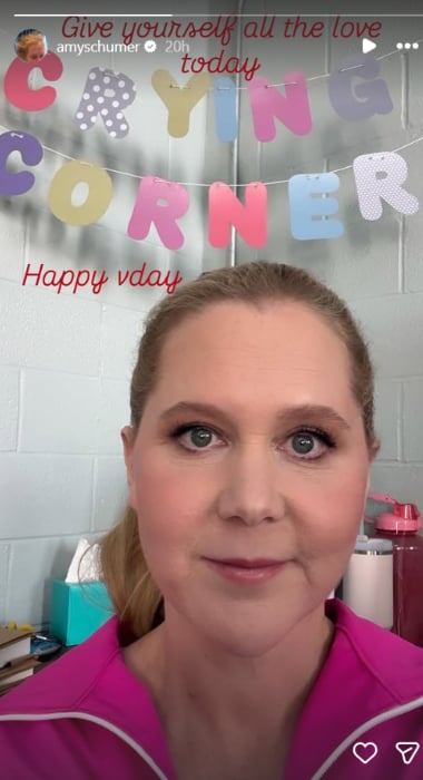 Amy Schumer preaches self-love on first Valentines Day after divorce